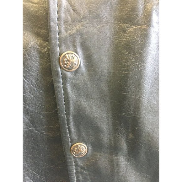 Maria Isabel Genuine Leather Motorcycle Vest XL - Picture 6 of 9